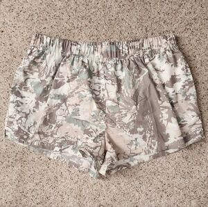 Zoe + Liv Green and Gray Camouflage Boxer Shorts